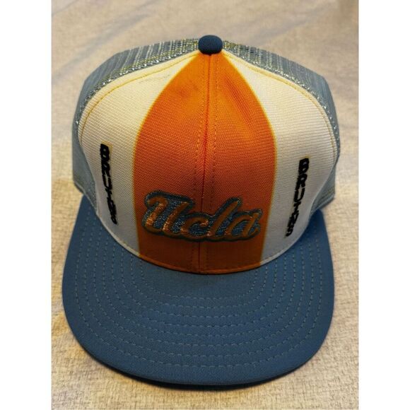 UCLA Bruins University California Hat AJD Lucky Stripe Snapback Vintage - Picture 1 of 5